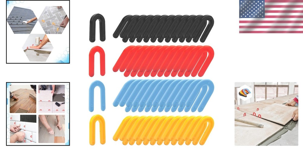 Tile Leveling Plastic Shims, U Shape Design, 400 Count Pack