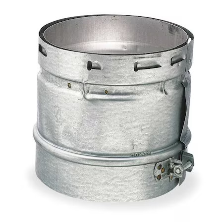 Ameri-Vent 4Eua-F Female Vent Adapter, 4" Dia., 6" L