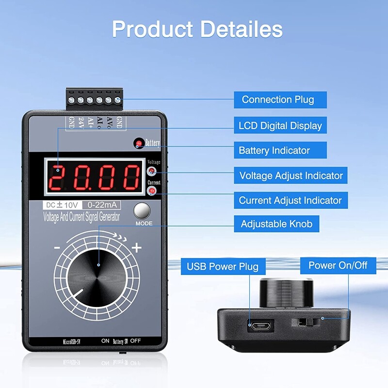 DC 0-10V Generator Adjustable Function Generator Current Voltage Analo9041-