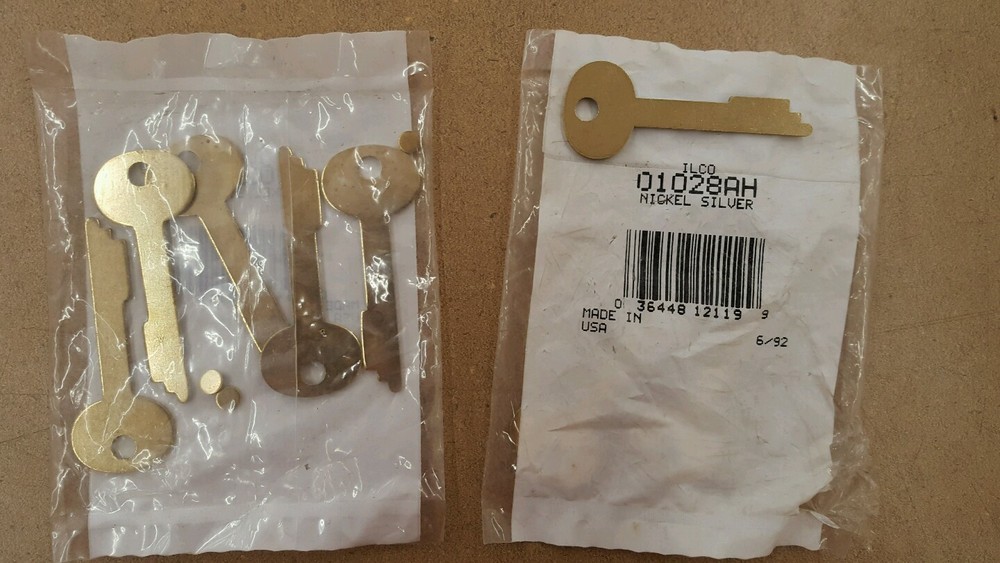 ILCO 01028AH KEY BLANK-- 5 PACK