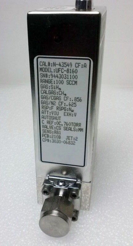 Unit UFC-8160, MFC, Mass Flow Controller, SiH4, 100 SCCM, Used