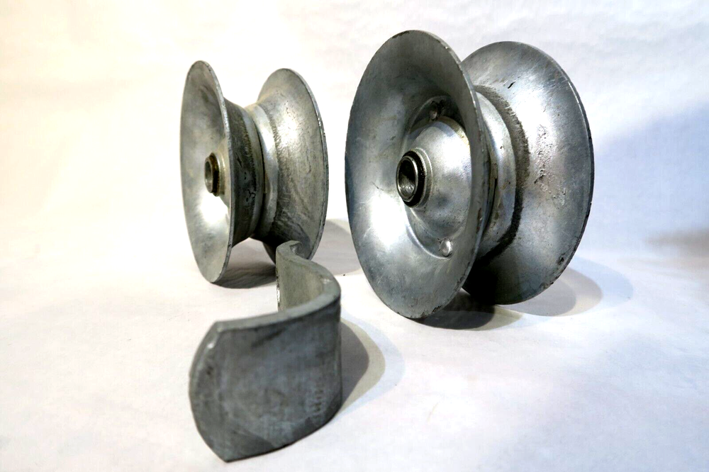 Cable Sheave Wire Puller Rope Pulley Roller Wheel Tugger Assembly