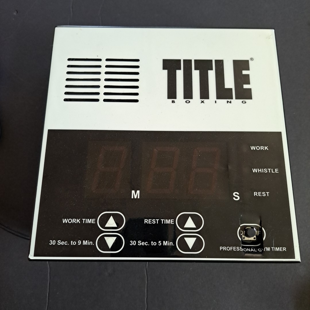 Professional Digital Gym Timer by Title, 2" LED Display  8"x3"x8" - Not Working