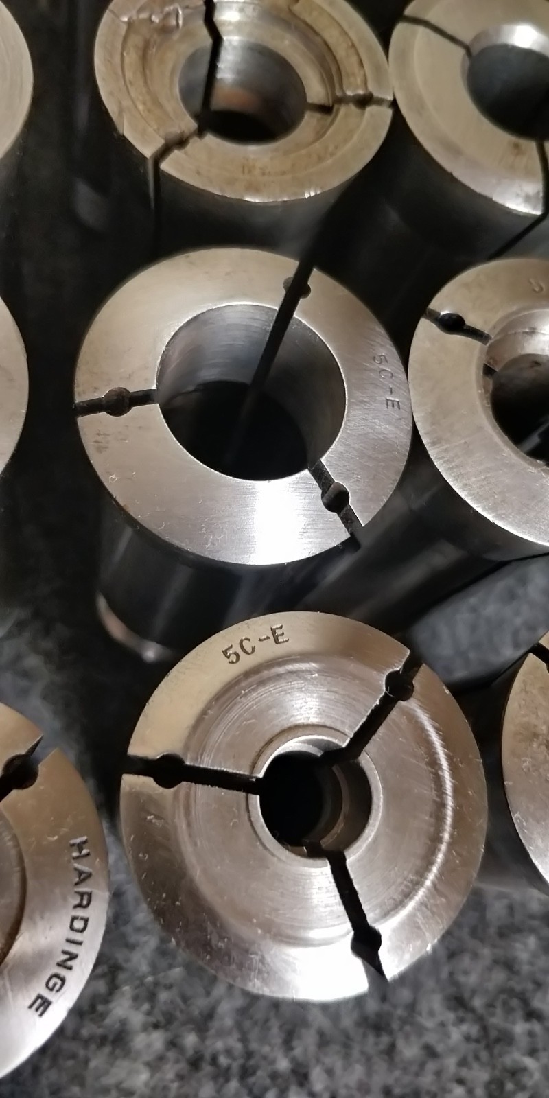 5C COLLET Lot E EMERGENCY COLLETS 25 PIECE SET