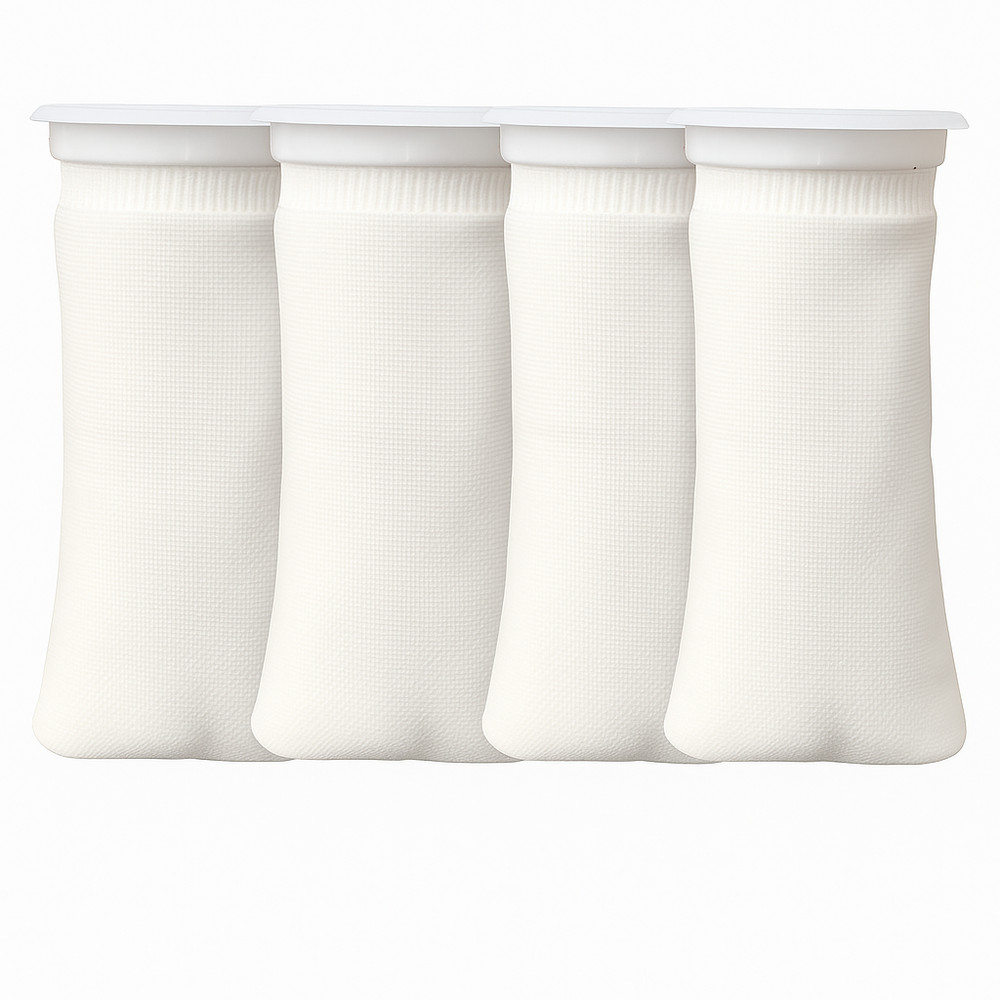 4/8pcs 4in Filter Sock, Filter Sock Mesh Bag for Extra Fine Aquarium Filter Bag