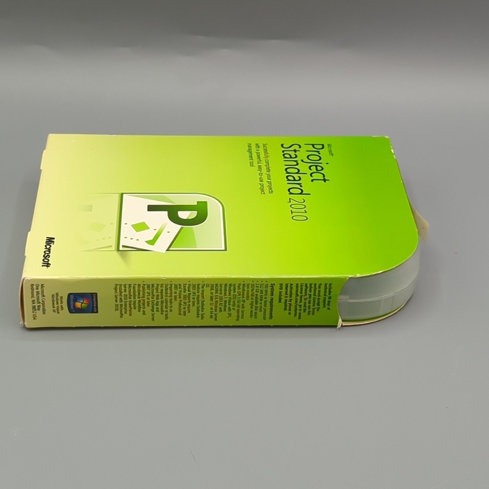 Microsoft Project Standard 2010 Full Version w/ Key in Original Retail Box