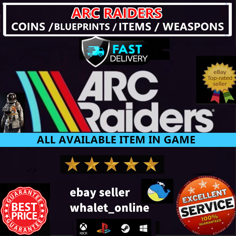 ARC Raiders🔥Blueprints Coins Stations Mats Attachments Fast ship🚀Virtual Item