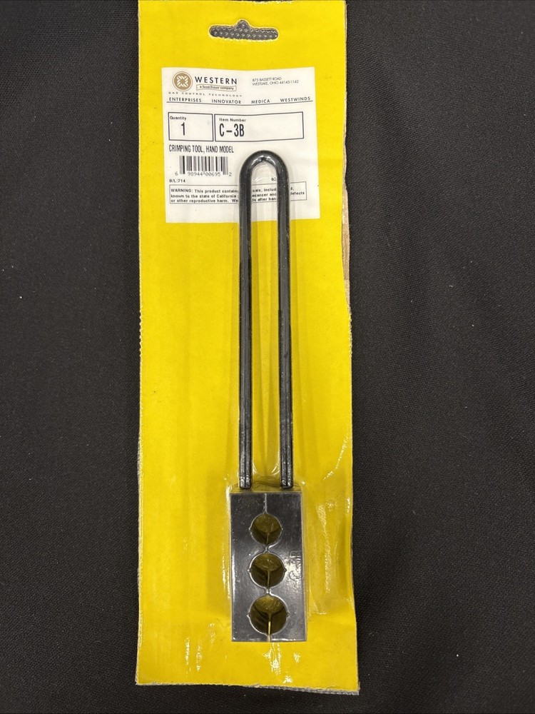 Western C-3B Crimping Tool, Hand Model