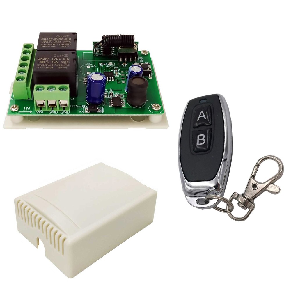 -107dbm Wireless Remote Control DC RF Relay Transmitter 1527 Leaning Code