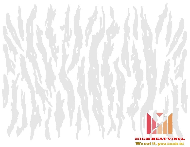 Standard Vinyl Stencil/Vinyl Decal 10" x 12" -Vietnam Tiger stripe style