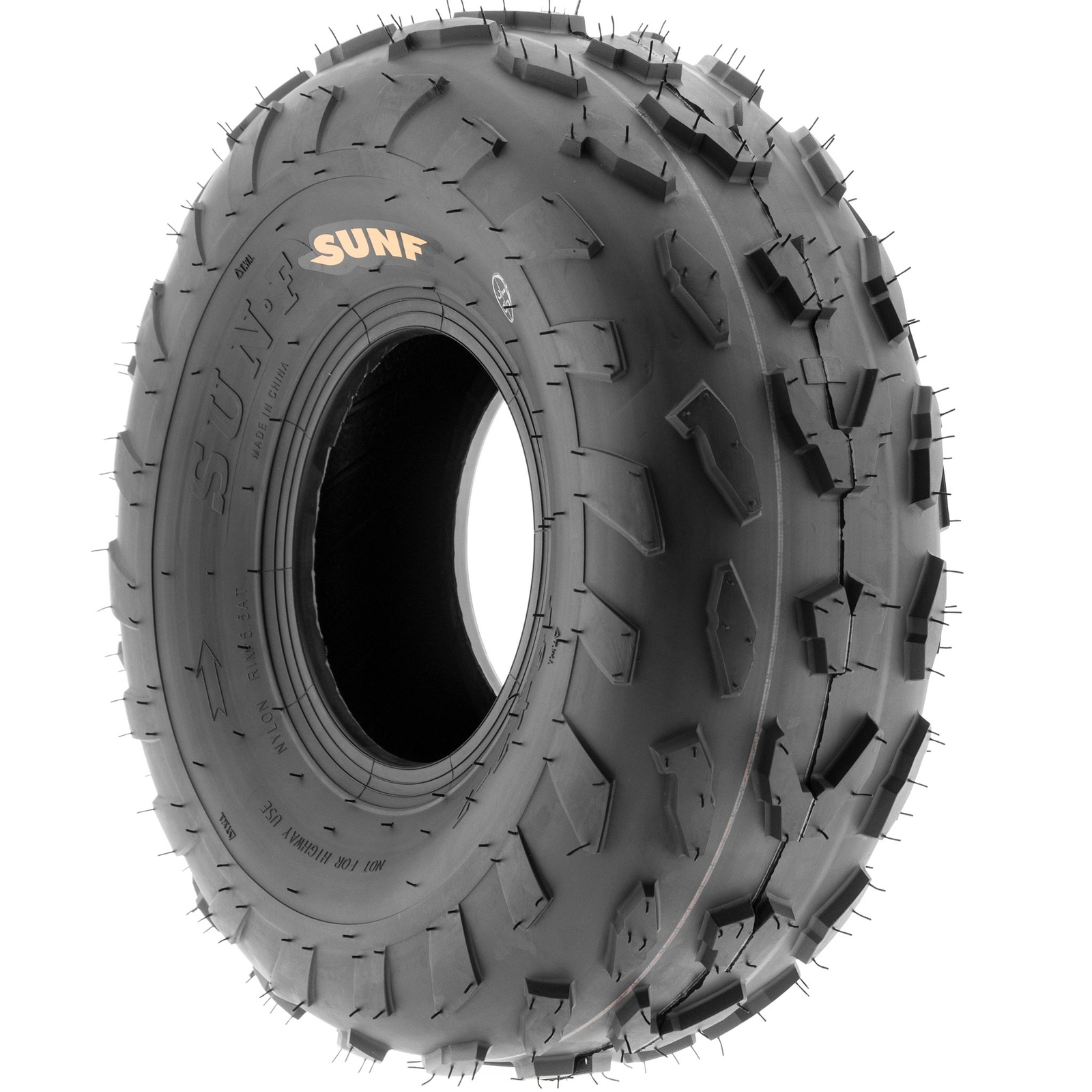 Pair of 2, 18x7-7 18x7x7 Quad ATV All Terrain AT 4 Ply Tires A007 by SunF