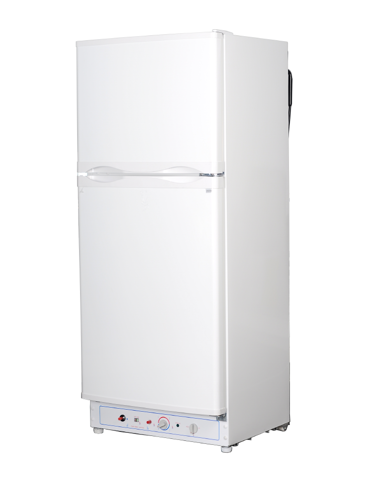 Propane Gas Fridge Compact Camper RV Refrigerator Freezer 2Way Fridge AC DC 110V