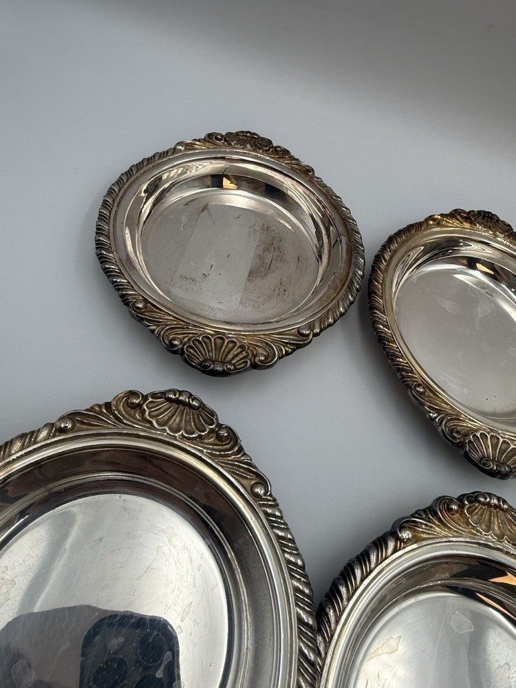 11 Vintage Coronet E.P. Copper Plated Coasters