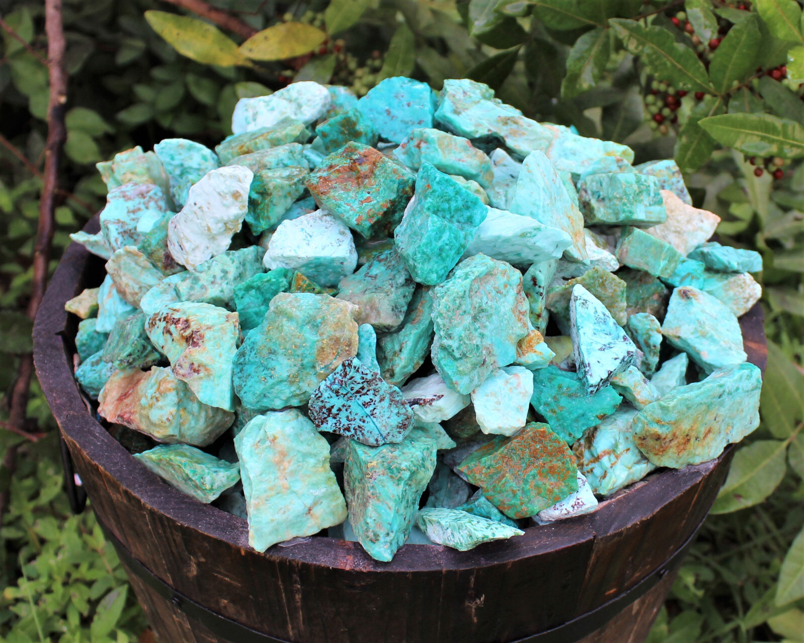 LARGE Turquoise Rough Natural Stones (2-4"): Choose Oz or lb Wholesale Bulk Lots