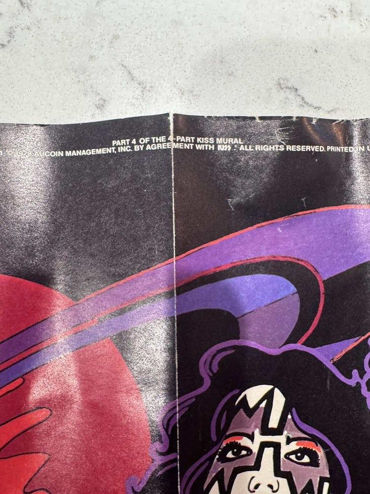 78 KISS Aucoin Mural Art Puzzle Posters Simmons Stanley Criss Frehley Rock Ready