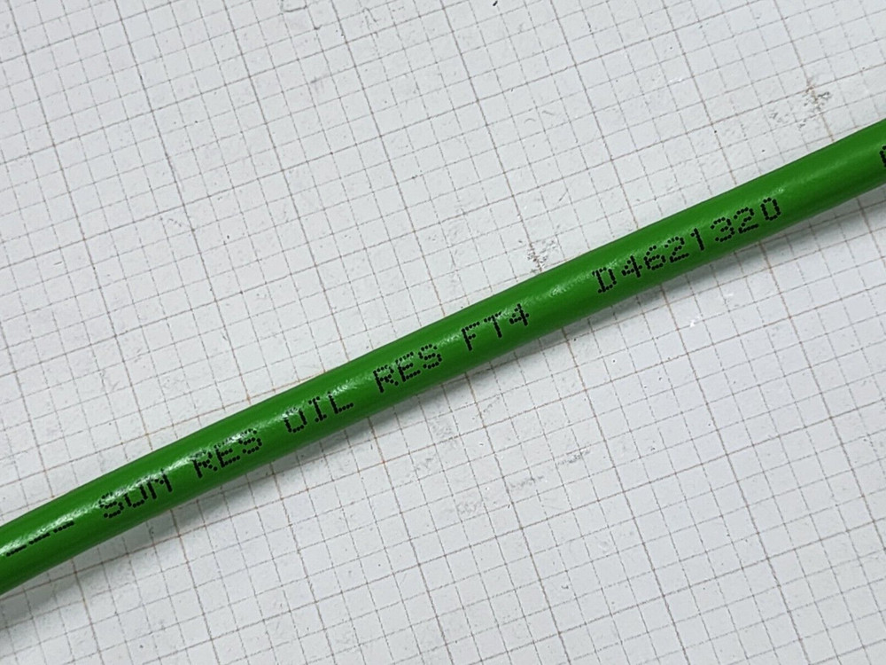 Belden 7961A 22/2P DataTuff CAT5e PROFINET Type B Network Cable PLTC Green /25ft