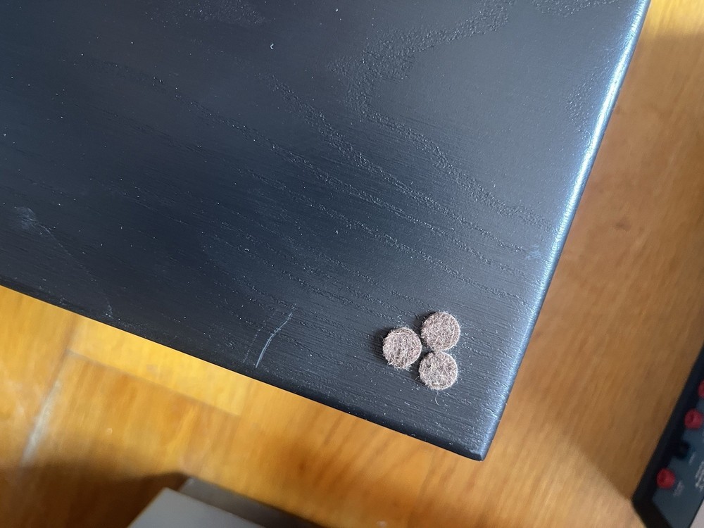 Custom Oak Speaker Risers / Stands - Ebony Stain