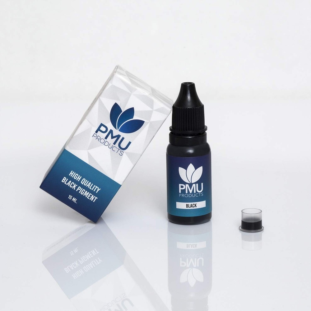 Microblading Practice Ink 15ml – Training Black Practice Ink for Pens, Needle...