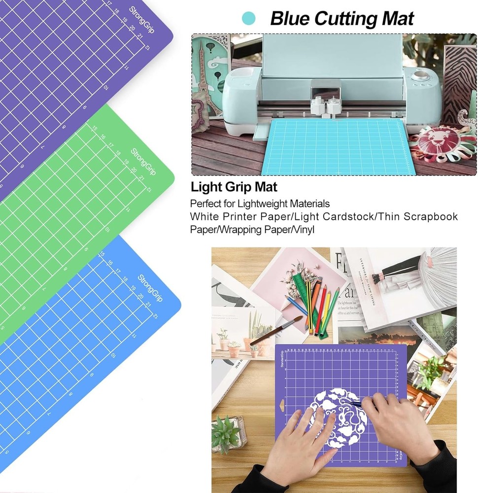 6PCS Cutting Mats Compitable with Explore Air 2/Air/One/Maker 3/Maker 3PCS
