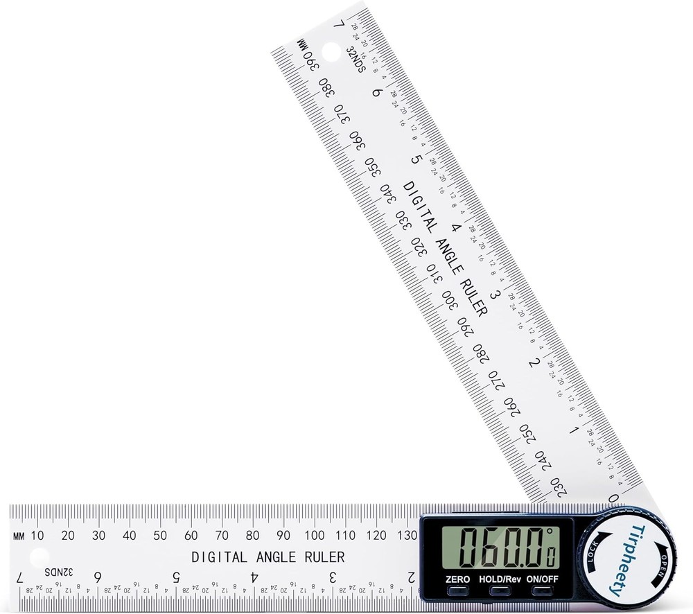 7-Inch Digital Angle Finder Protractor with LCD Display for Precise Measurements