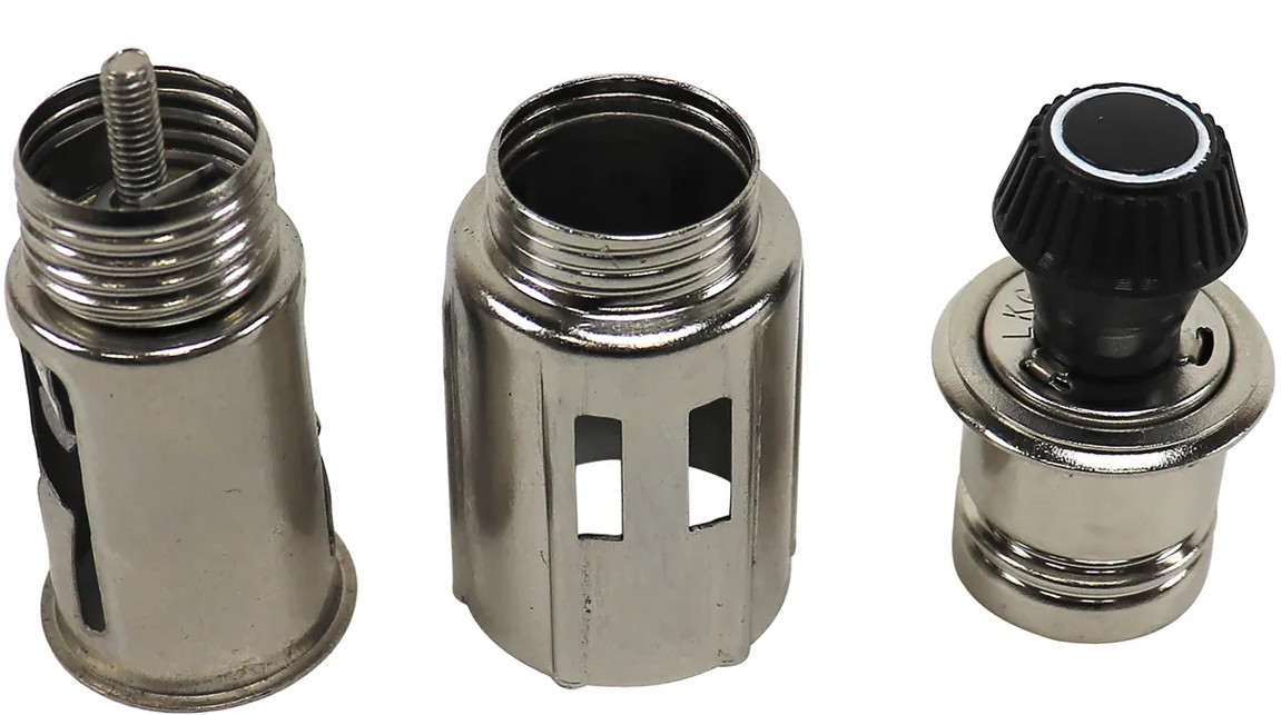 1963 - 1982 Corvette Cigarette Lighter + Housing Set Kit All 3 pieces C2 C3 NEW