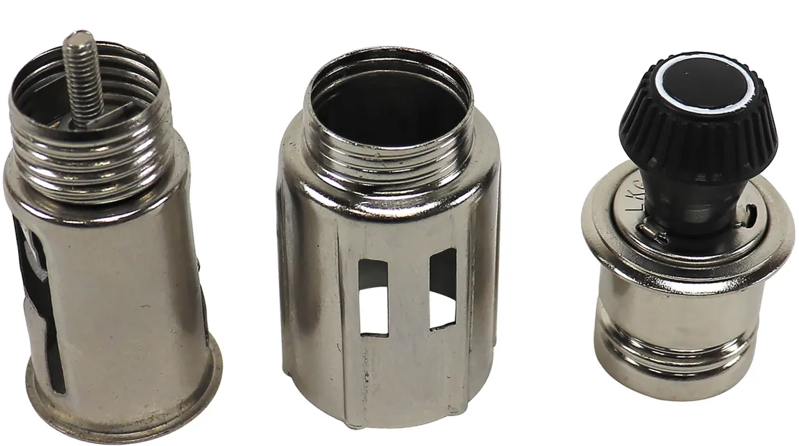 1963 -1982 Corvette Cigarette Lighter + Housing Set Kit All 3 pieces C2 C3 NEW