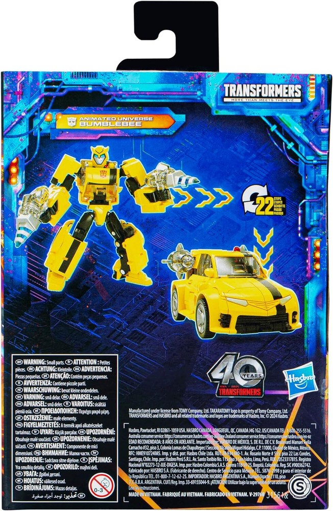 Transformers Legacy United Deluxe Class Animated Universe Bumblebee,...