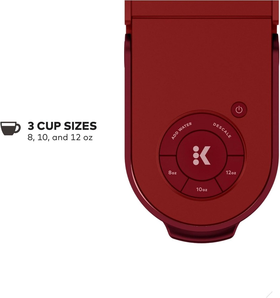 Keurig K-Slim Single Serve K-Cup Pod Coffee Maker Multistream Technology Red