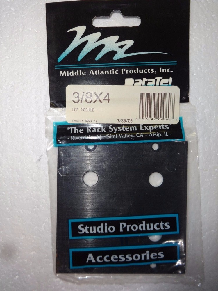 MIDDLE ATLANTIC UCP MODULE 3/8X4
