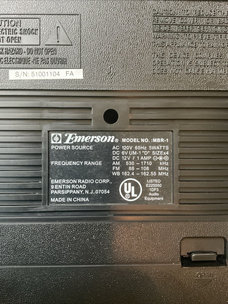 Emerson Multiband Receiver Radio Model MBR-1 / Direction Finder