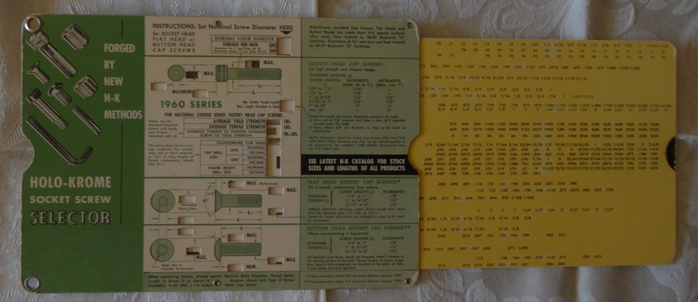 Vintage Holo Krone Socket Screw Selector Card