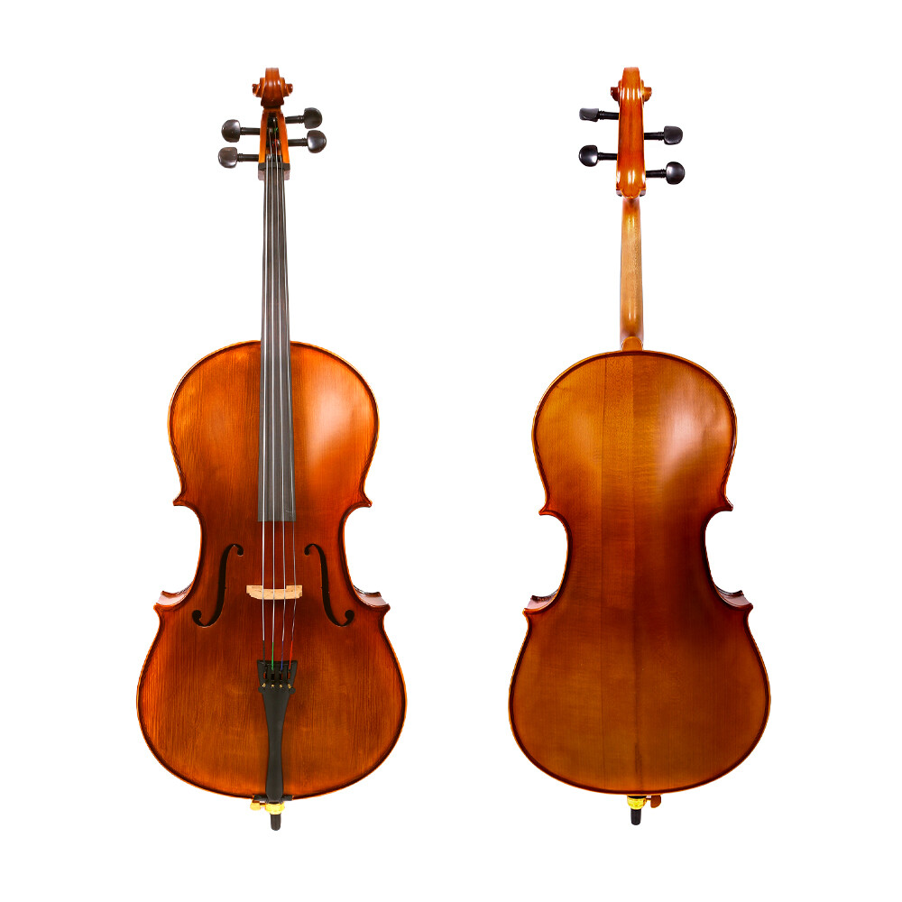 Cello 1/4 size for Beginner,Handmade Cello Solid wood with Spruce Top Maple Back