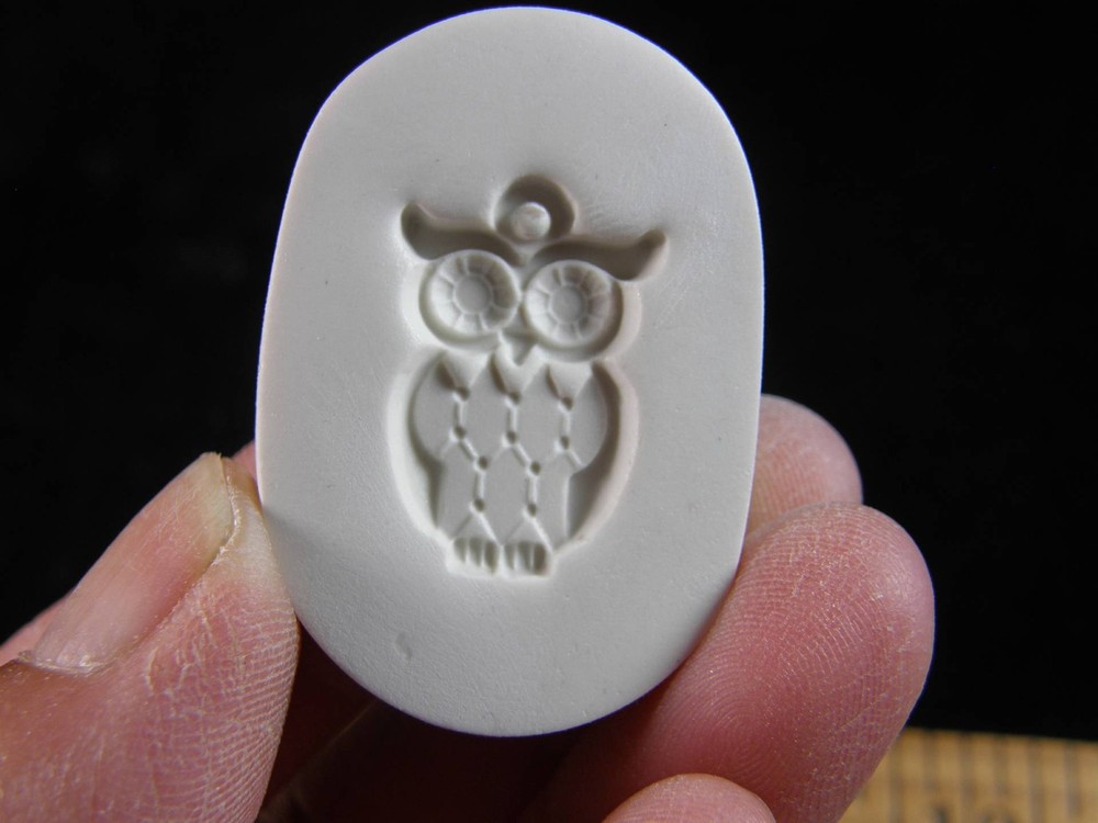 Owl Polymer Clay Mold (#MD1231)