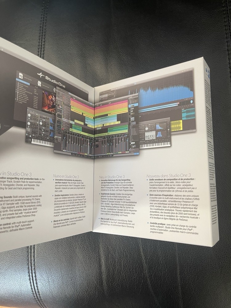 PreSonus Studio One 3 Professional DAW/Multitrack Upgrade Version