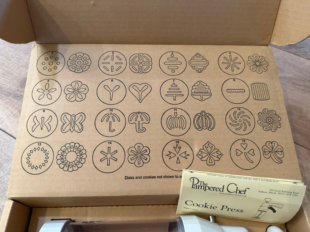 Pampered Chef Cookie Press Model 1525