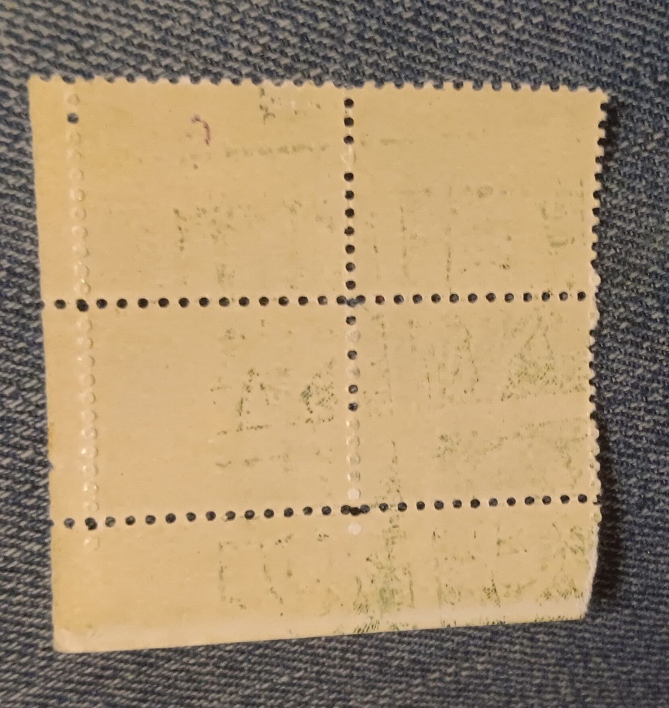 US Scott 1280 2c Frank Lloyd Wright Plate Block MISPERF Error Blind Perfs EFO