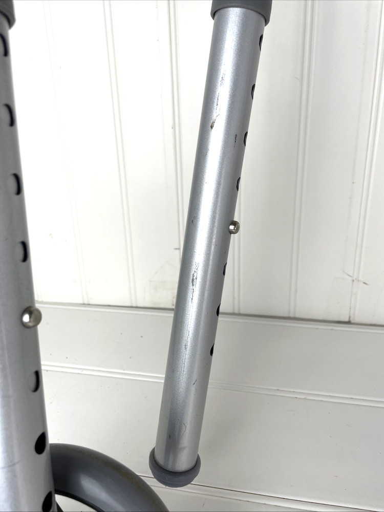 Drive Deluxe Folding Walker 2 Button with Wheels
