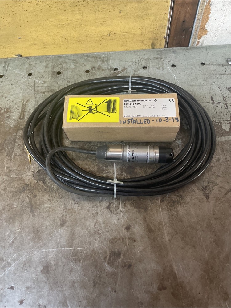 Charmilles Technologies 200 543 950D Submersible Level Sensor