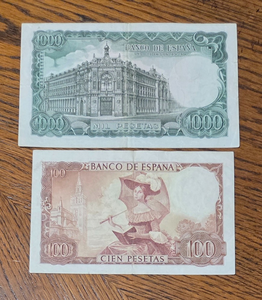 World Banknote lot from Spain.