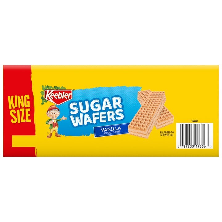 Keebler King Size Vanilla Sugar Wafers Value Pack Bundle, 4.4 OZ, 9 PACK