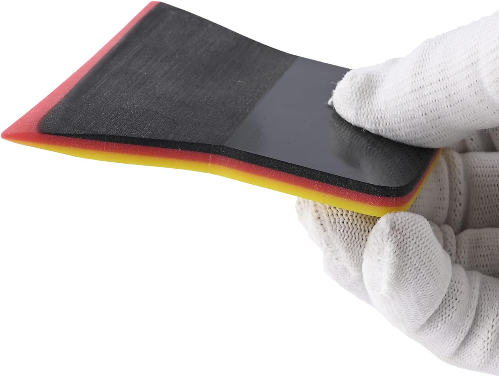 PPF Squeegee, Small Squeegee for Vinyl, 4-Inch TPU Rubber Scraper, Window Tint V