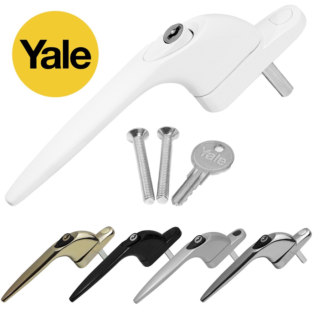 Yale uPVC Universal Window Handle Inline Locking Espag Double Glazing
