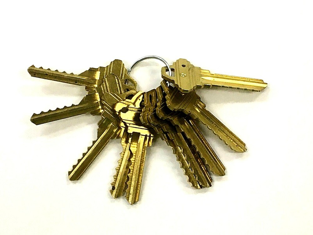 1 Schlage 6 Cut Space and Depth Keys Blanks Keys Key Blank Locksmith Tool