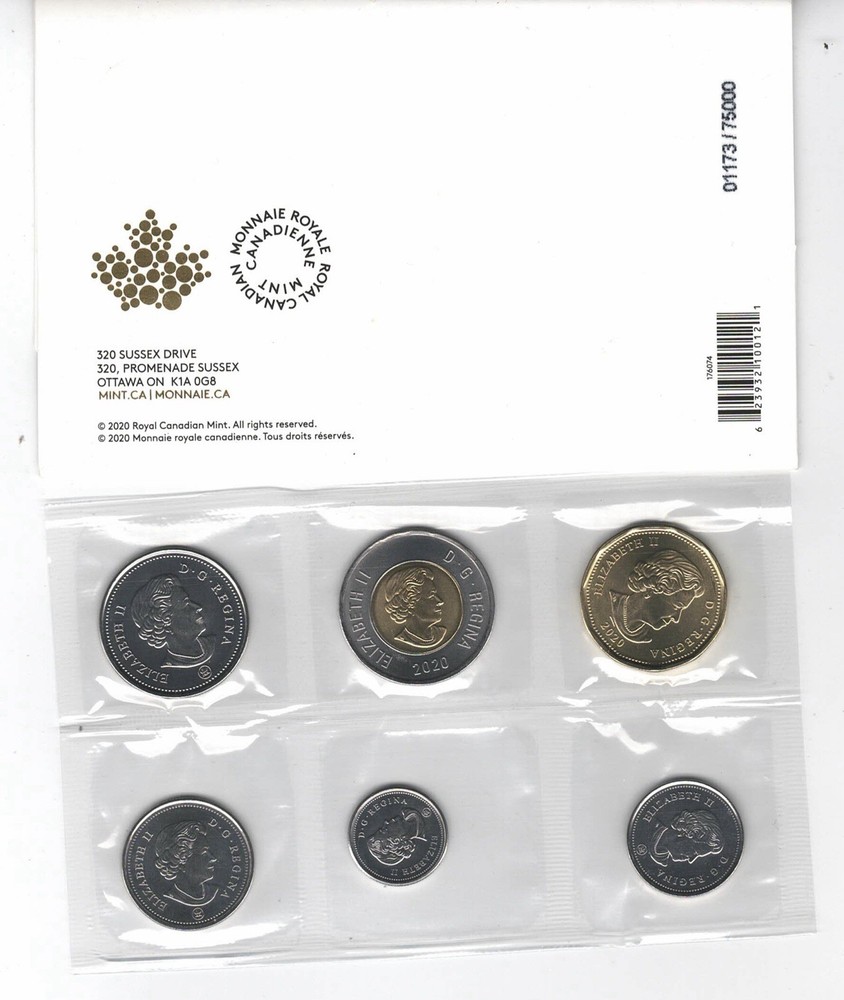 2020 Canada Proof Like Set - Royal Canada Mint -
