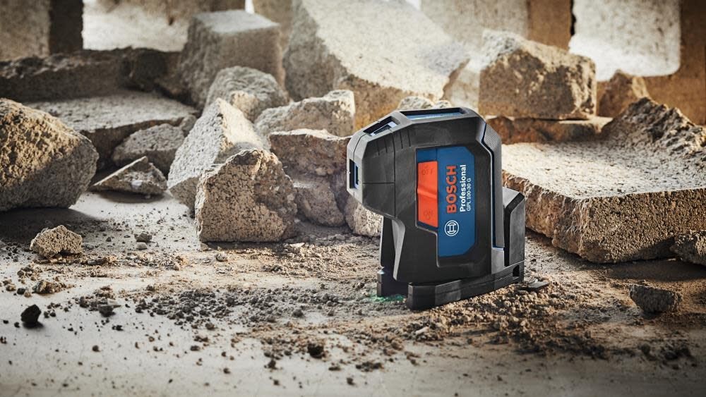 Bosch GPL100-30G 3 Point Laser Level - Black