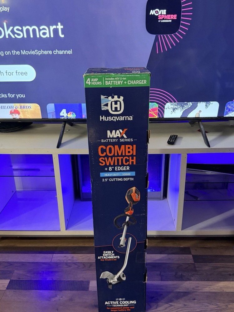 Husqvarna 330iKL Combi Switch + String Trimmer Attachment, Electric String