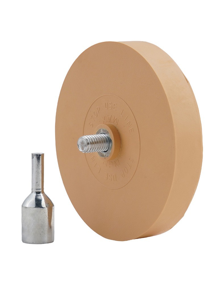 Convenient Compatibility with Electric Drills Rubber Eraser Caramel Wheel