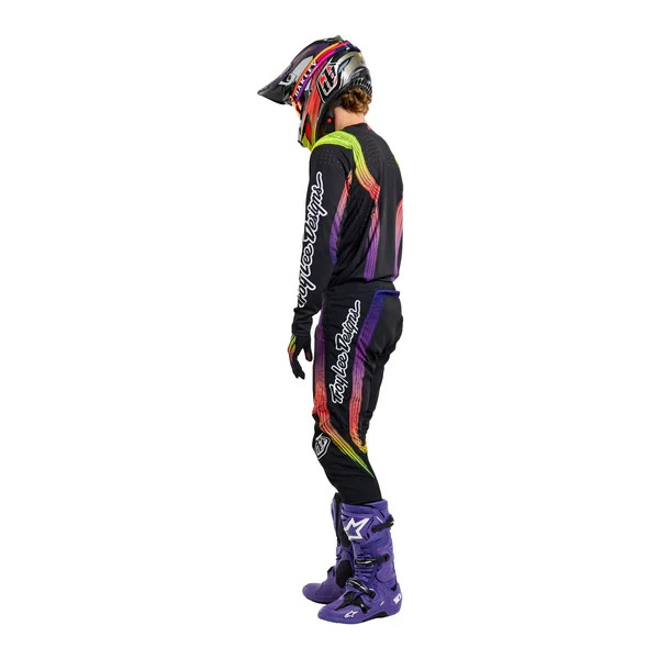 Troy Lee Designs SE Pro Jersey - Stripes Black/Multicolor - Medium
