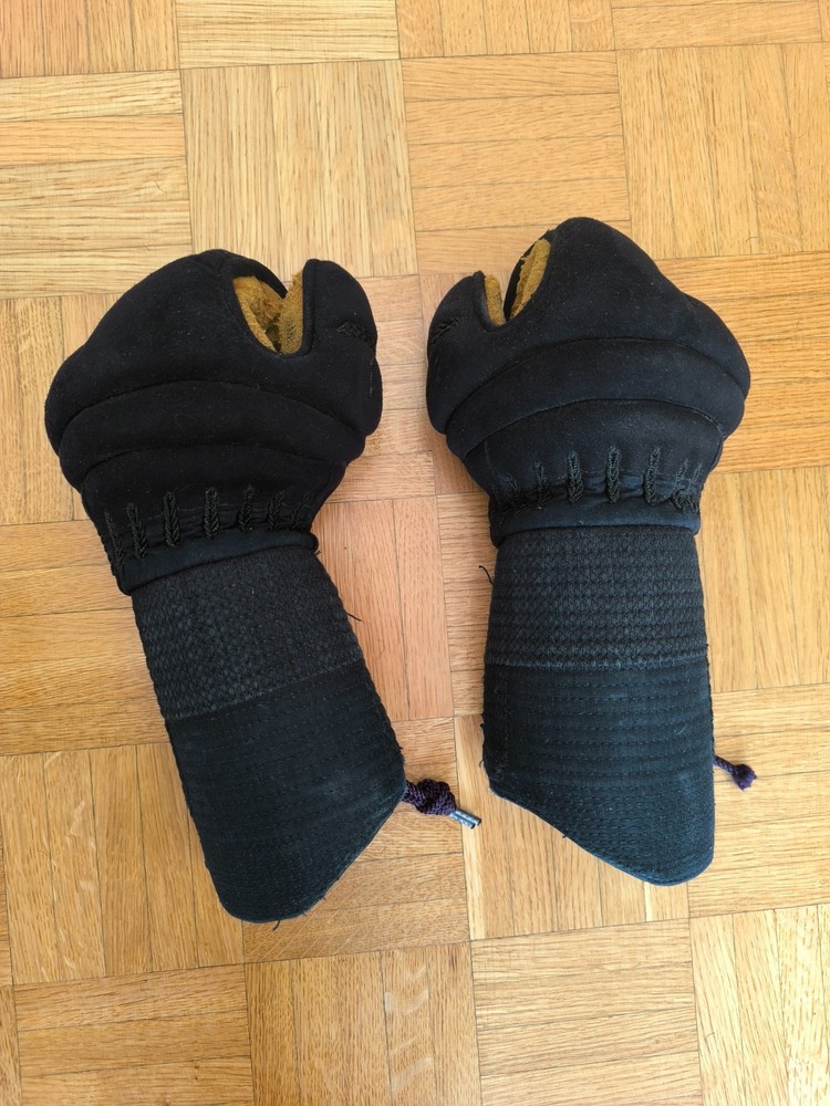 Kendo men and kote