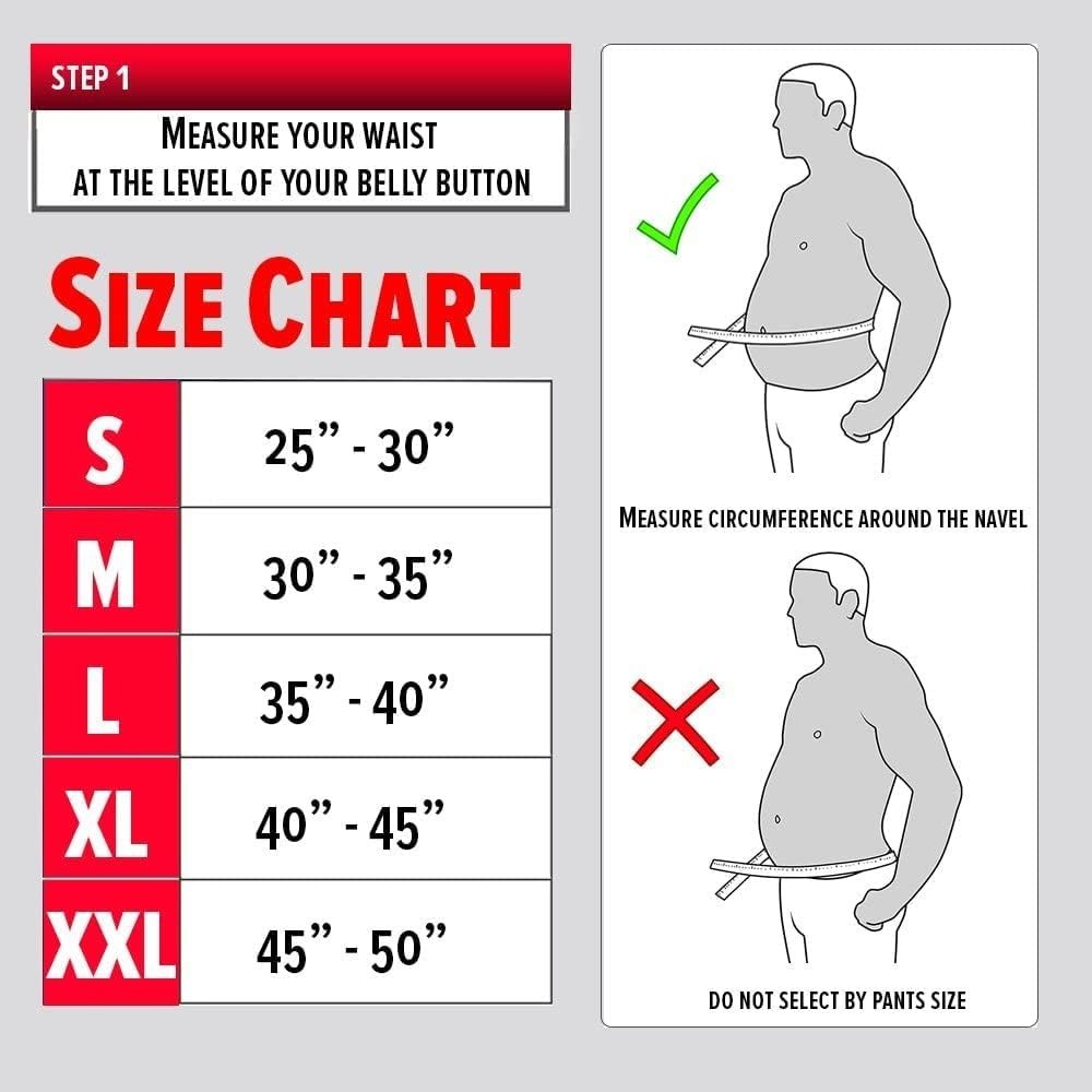 X-Large Red Lifting Belt - Auto-Lock Padded Back Support for Maximum Performance